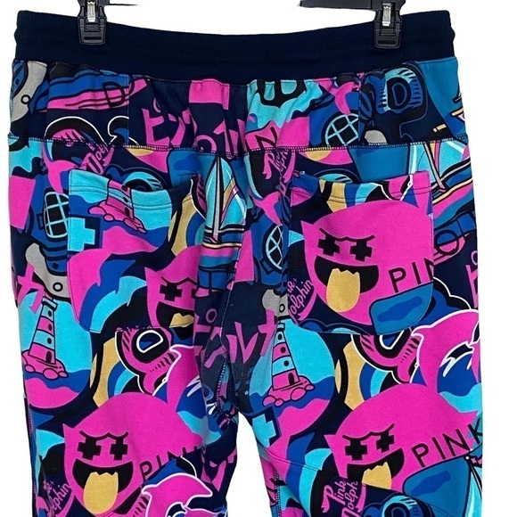 Pink Dolphin RARE Printed Jogger Sweatpants, Size 42 (US X-Large) - Picture 7 of 12